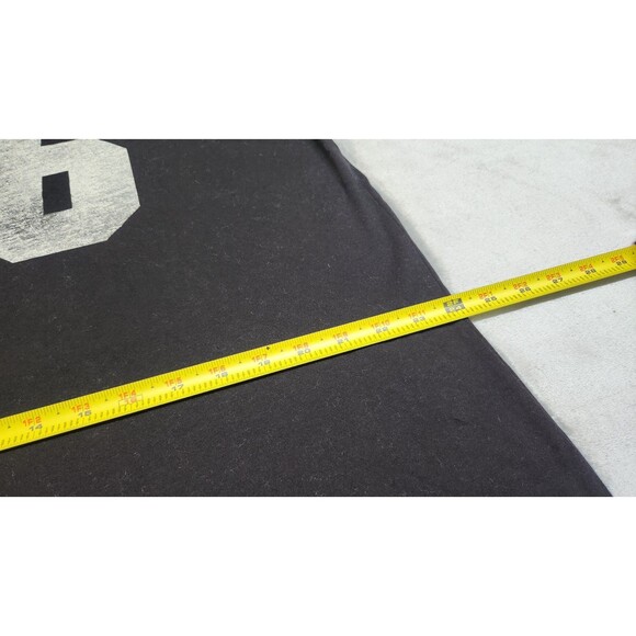 Victoria's Secret L Black 86 Campus Cotton Off The Shoulder Tee NWT - Picture 8 of 8